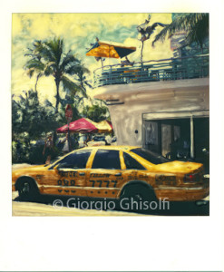 Cab in Miami beach - 2001